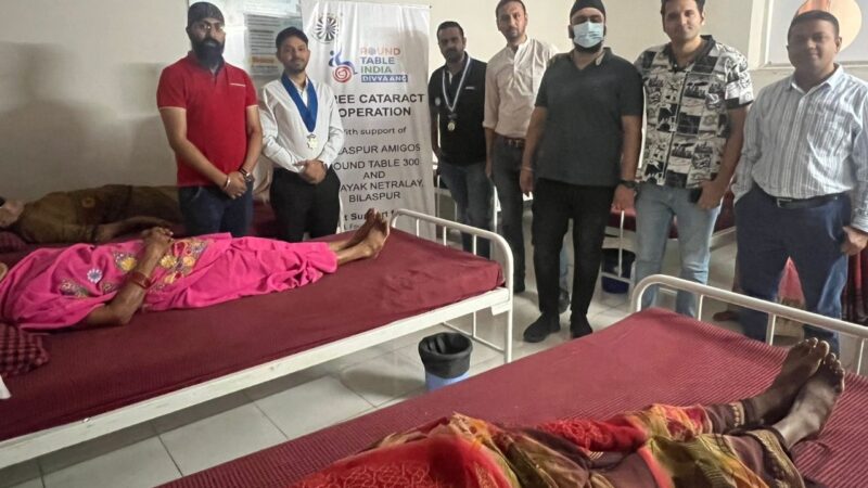अमिगोस राउंड टेबल का अभिनव प्रयास ; 3 महिलाओं को आँखों की तकलीफ से मुक्त कराया…