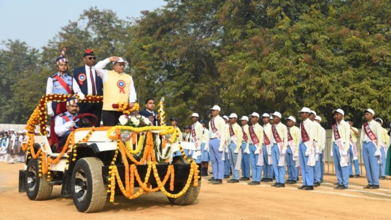 “बालको” ने बी.आर. आंबेडकर स्टेडियम में धूमधाम से मनाया 77वां गणतंत्र दिवस…बालको उत्पादन के साथ ही सर्वांगीण विकास के लिए प्रतिबद्ध है : सीईओ राजेश कुमार…